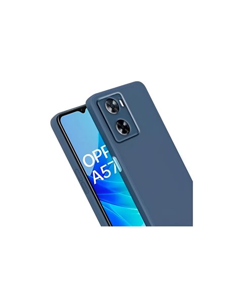 Helmet Case Liquid Silicone Oppo A57s, Blue