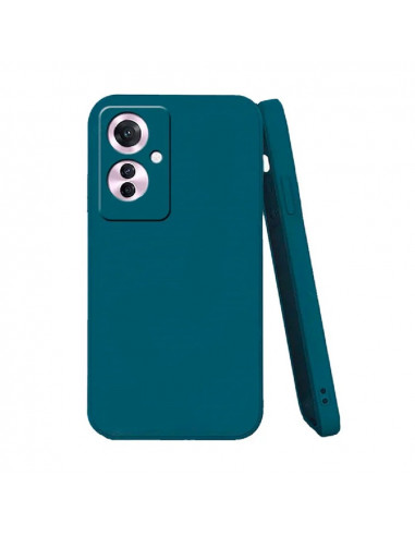 WOO Case Liquid Silicone Oppo Reno 11F, Blue