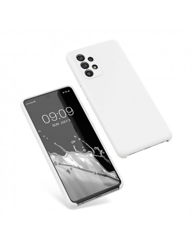 Helmet Case Liquid Silicone Samsung A52, White