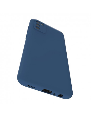 Helmet Case Liquid Silicone Samsung A02S, Blue