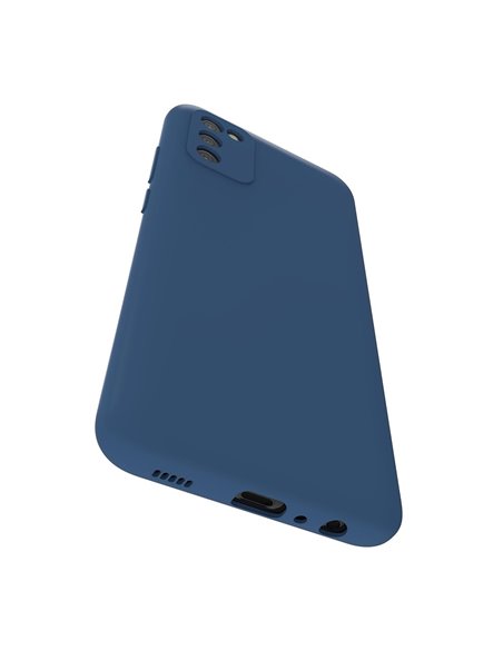 Helmet Case Liquid Silicone Samsung A02S, Blue
