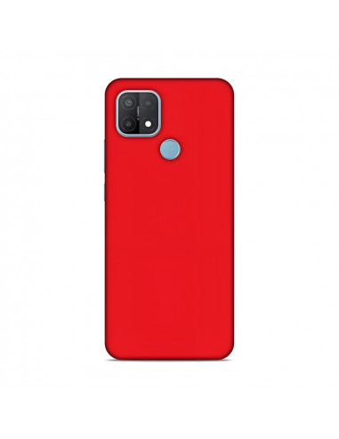 Helmet Case Liquid Silicone Oppo A15/15s, Red