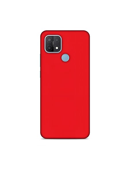 Helmet Case Liquid Silicone Oppo A15/15s, Red