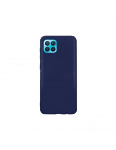 Helmet Case Liquid Silicone Oppo Reno 4 Lite, Blue