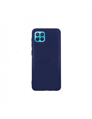 Helmet Case Liquid Silicone Oppo Reno 4 Lite, Blue