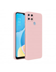 Helmet Case Liquid Silicone Oppo A15/15s, Pink