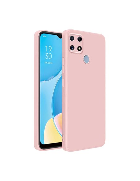 Helmet Case Liquid Silicone Oppo A15/15s, Pink