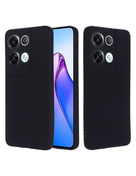 Oppo Case Liquid Silicone Oppo Reno 8 Pro, Black