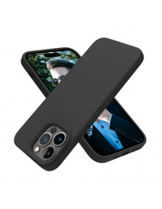 Helmet Case Liquid Silicone iPhone 14 Pro Max, Black 2