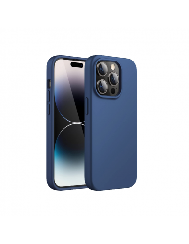 Helmet Case Silicone Soft Touch iPhone 14 Pro Max, Blue
