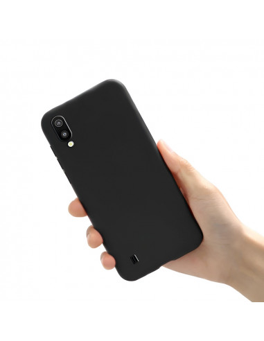 Helmet Case Liquid Silicone Samsung A01, Black