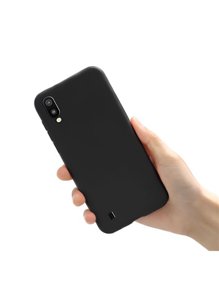 Helmet Case Liquid Silicone Samsung A01, Black