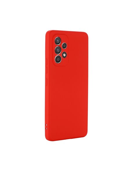 Helmet Case Liquid Silicone Samsung A33, Red
