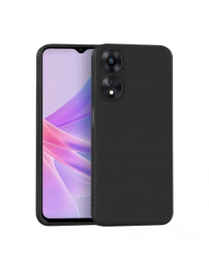 Helmet Case Liquid Silicone Oppo A78 4G, Black
