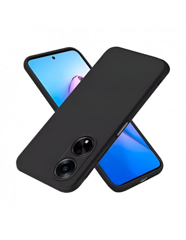 Helmet Case Liquid Silicone Oppo A78 4G, Black