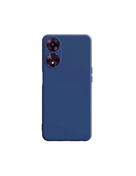 Helmet Case Liquid Silicone Oppo A78 4G, Blue