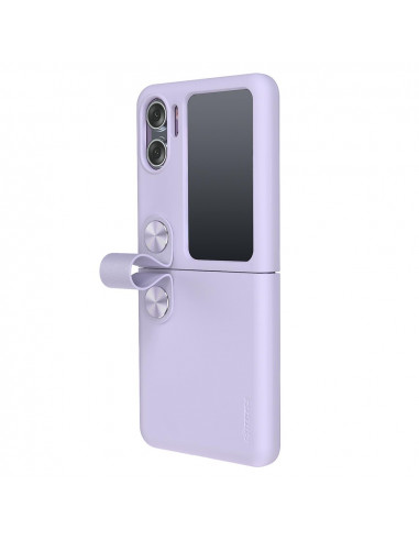 Oppo Case Liquid Silicone Oppo Find N2 Flip, Purple