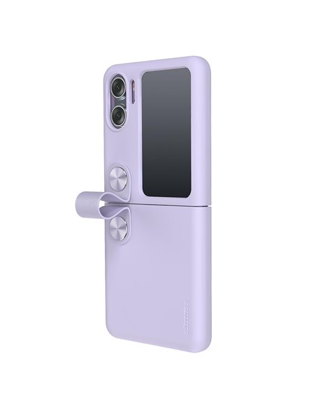 Oppo Case Liquid Silicone Oppo Find N2 Flip, Purple