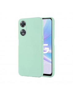 Helmet Case Liquid Silicone Oppo A58, Green