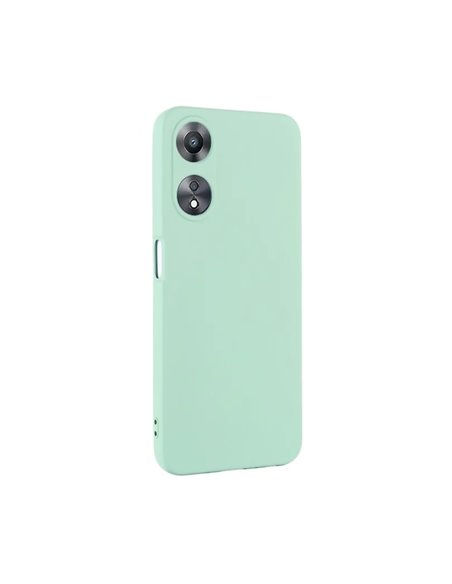 Helmet Case Liquid Silicone Oppo A58, Green