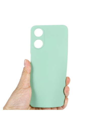 Helmet Case Liquid Silicone Oppo A58, Green