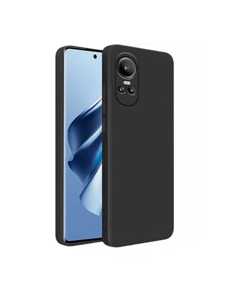 Helmet Case Liquid Silicone Oppo Reno 10 5G, Black
