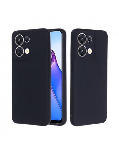 Helmet Case Liquid Silicone Oppo Reno 8, Black