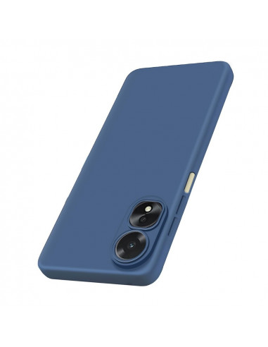 Helmet Case Liquid Silicone Oppo A38, Blue