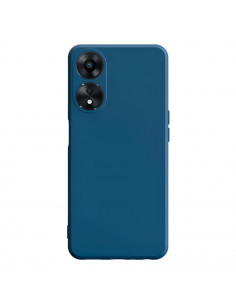 Helmet Case Liquid Silicone Oppo A98, Blue