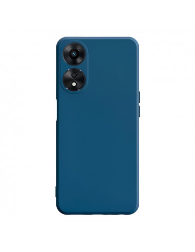 Helmet Case Liquid Silicone Oppo A98, Blue