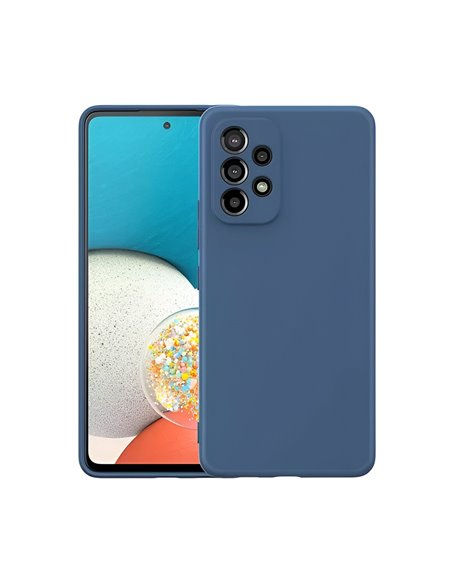 Helmet Case Liquid Silicone Samsung A33, Blue