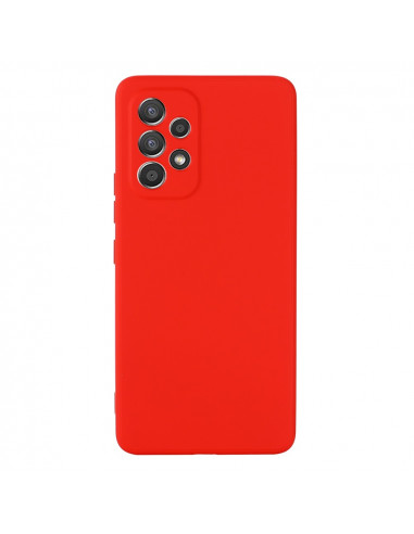 Helmet Case Liquid Silicone Samsung A73, Red