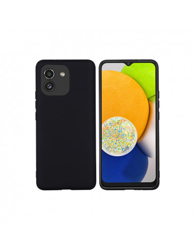 Helmet Case Liquid Silicone Samsung A03, Black