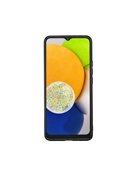 Helmet Case Liquid Silicone Samsung A03, Black