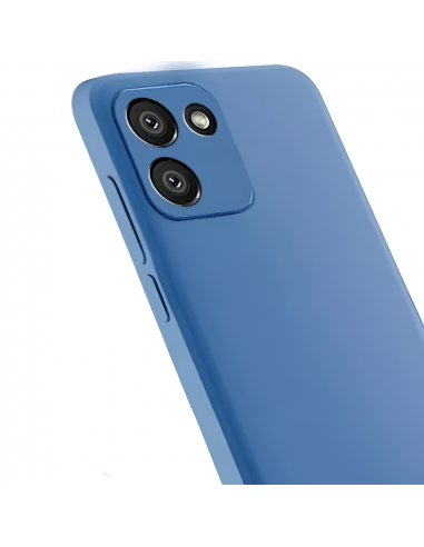 Helmet Case Liquid Silicone Samsung A03, Blue