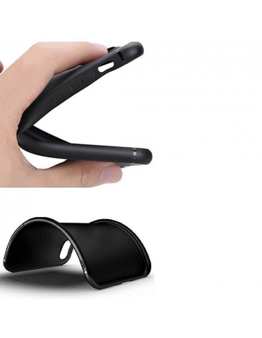 Helmet Case Liquid Silicone Oppo A58, Black