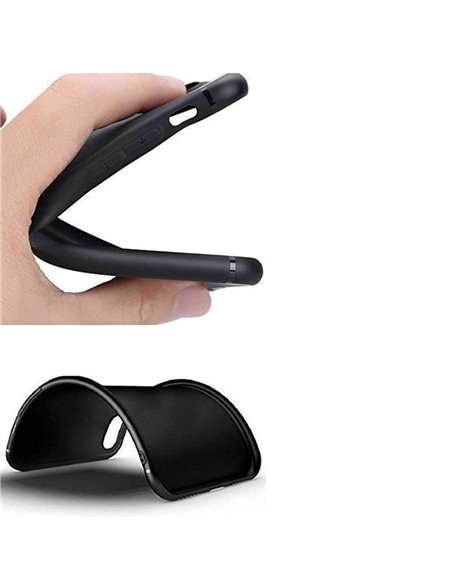 Helmet Case Liquid Silicone Oppo A58, Black