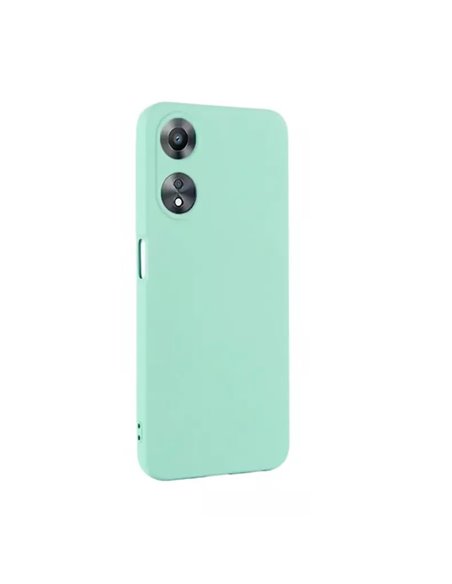 Helmet Case Liquid Silicone Oppo A78 4G, Green