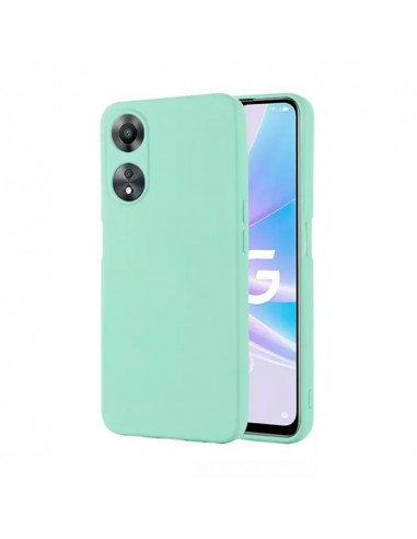 Helmet Case Liquid Silicone Oppo A78 4G, Green