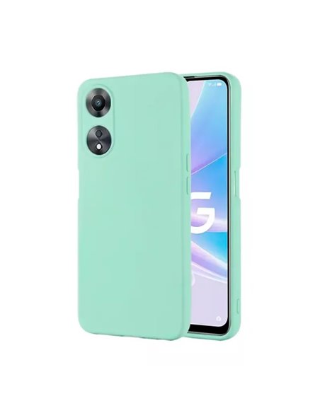 Helmet Case Liquid Silicone Oppo A78 4G, Green