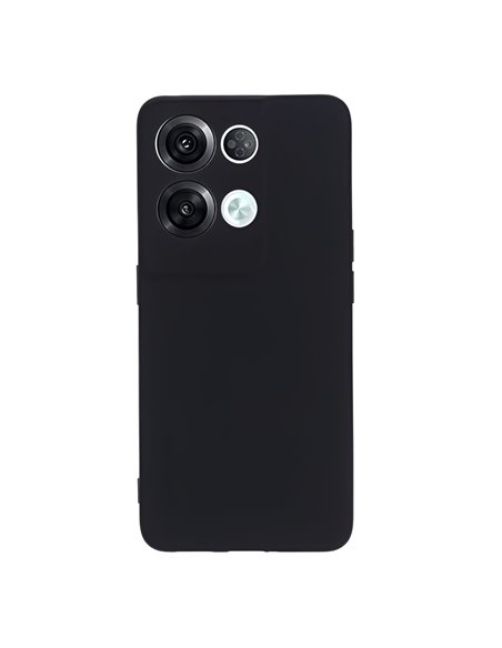 Helmet Case Liquid Silicone Oppo Reno 8 Pro, Black