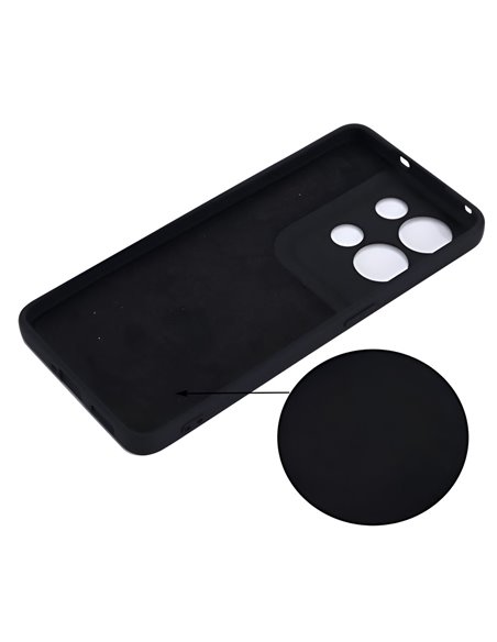 Helmet Case Liquid Silicone Oppo Reno 8 Pro, Black