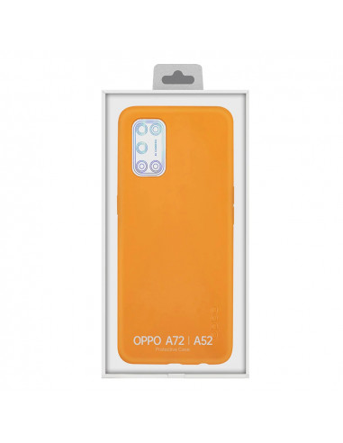 Oppo Case Liquid Silicone PC047 A72/A52 Cream Orange