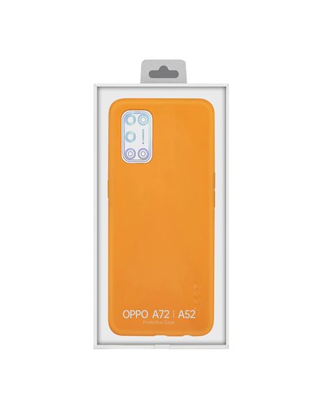 Oppo Case Liquid Silicone PC047 A72/A52 Cream Orange