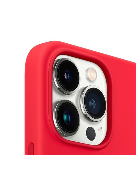 Helmet Case Liquid Silicone iPhone 13 Pro Max, Red