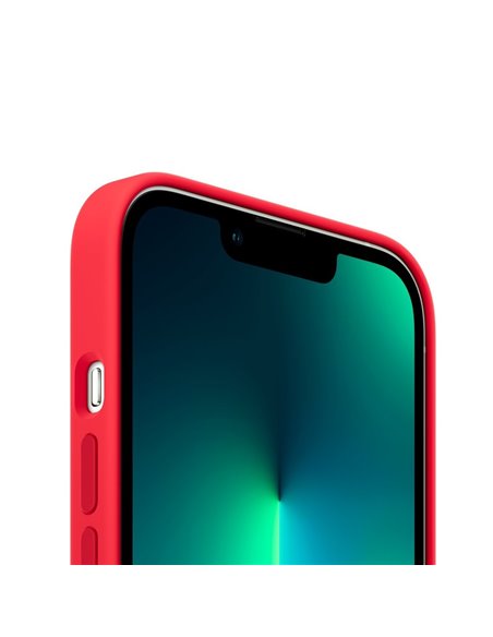 Helmet Case Liquid Silicone iPhone 13 Pro Max, Red