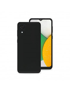 Helmet Case Liquid Silicone Samsung A03 Core, Black