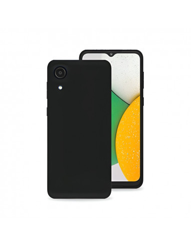 Helmet Case Liquid Silicone Samsung A03 Core, Black