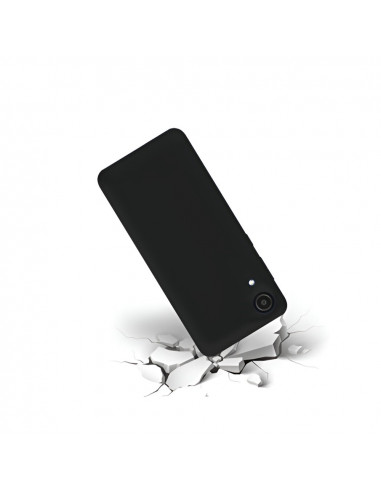 Helmet Case Liquid Silicone Samsung A03 Core, Black