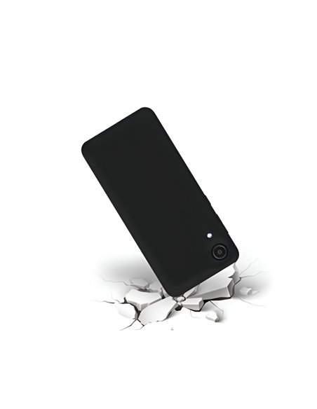 Helmet Case Liquid Silicone Samsung A03 Core, Black